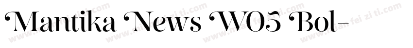 Mantika News W05 Bol字体转换